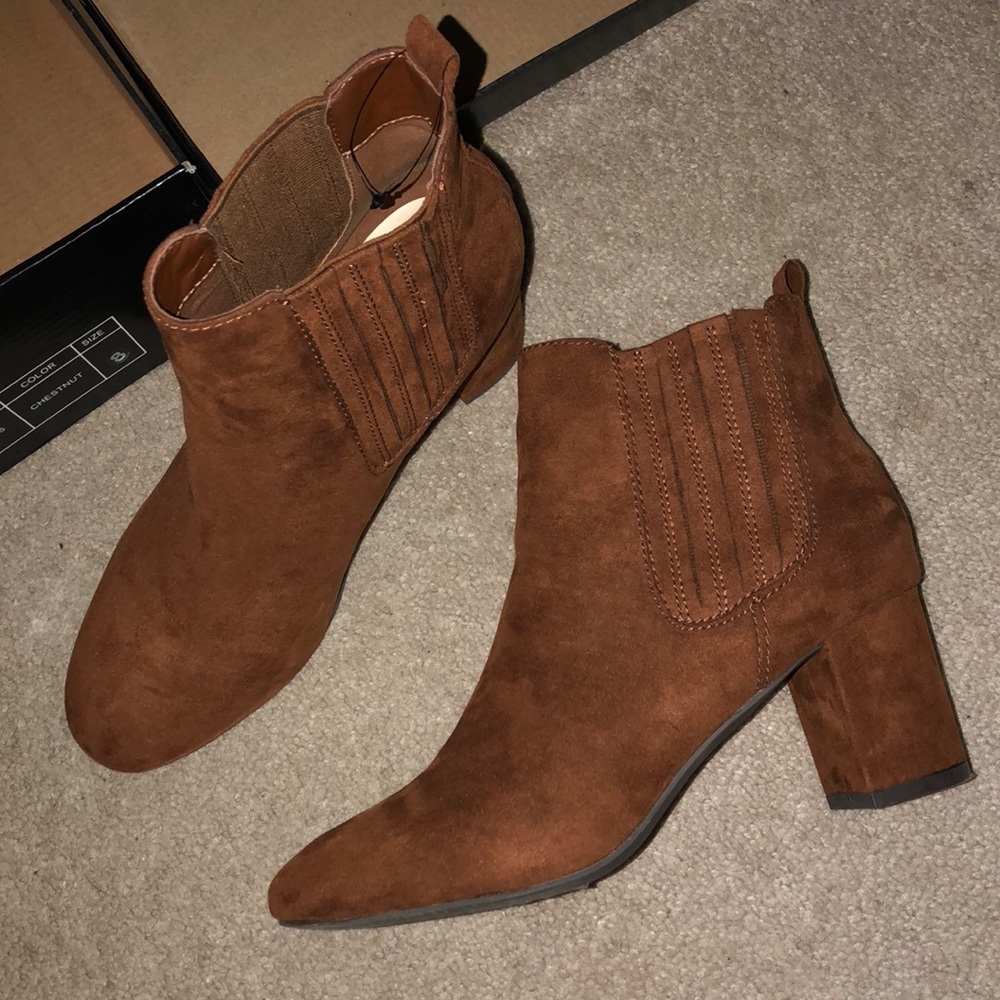 Suede Booties